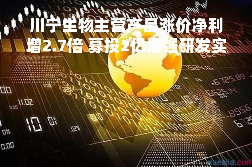 川宁生物主营产品涨价净利增2.7倍 募投2亿增强研发实力布局合成生物