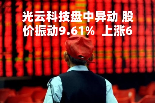 光云科技盘中异动 股价振动9.61%  上涨6.73%