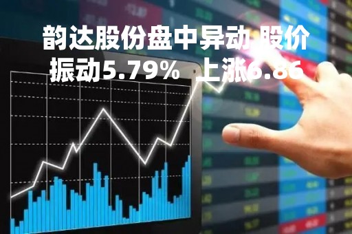 韵达股份盘中异动 股价振动5.79%  上涨6.86%
