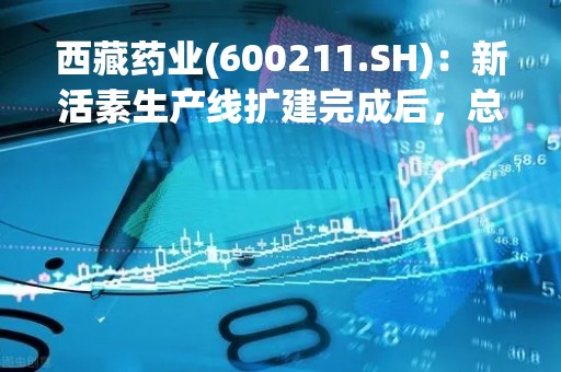 西藏药业(600211.SH)：新活素生产线扩建完成后，总产能将达到1500万支/年