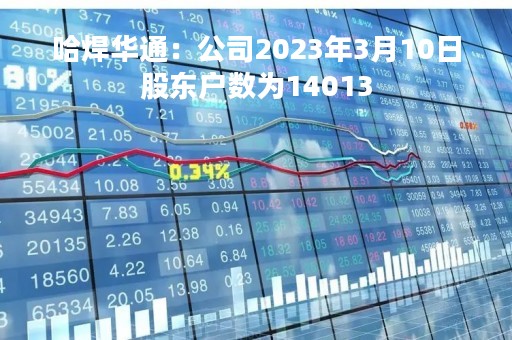 哈焊华通：公司2023年3月10日股东户数为14013