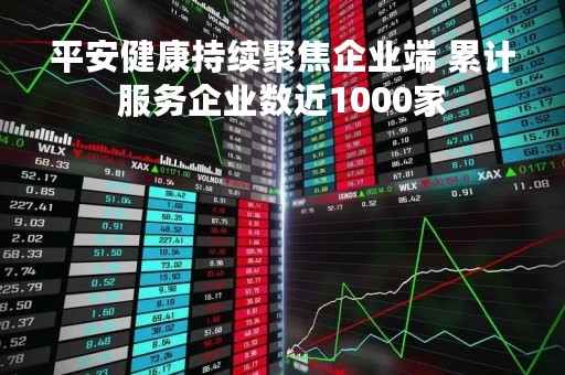 平安健康持续聚焦企业端 累计服务企业数近1000家