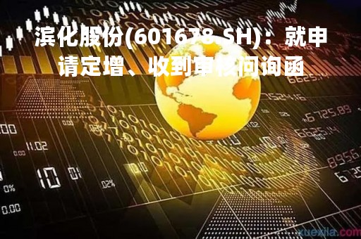 滨化股份(601678.SH)：就申请定增、收到审核问询函