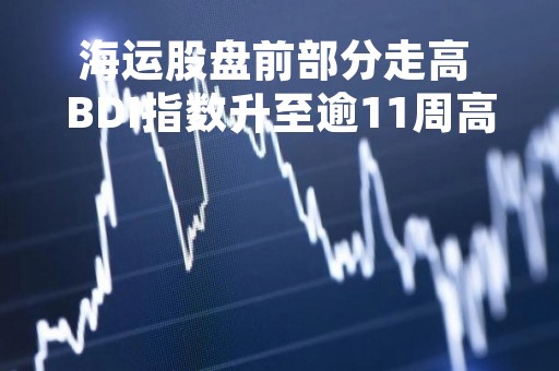 海运股盘前部分走高 BDI指数升至逾11周高点