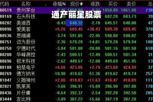 通产丽星股票