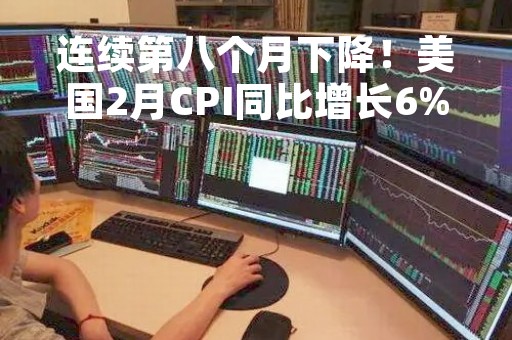 连续第八个月下降！美国2月CPI同比增长6%