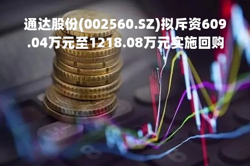 通达股份(002560.SZ)拟斥资609.04万元至1218.08万元实施回购