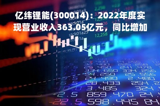 亿纬锂能(300014)：2022年度实现营业收入363.05亿元，同比增加114.82%
