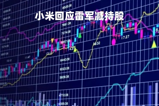 小米回应雷军减持股