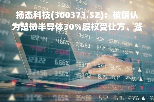 扬杰科技(300373.SZ)：被确认为楚微半导体30%股权受让方、签署产权交易合同