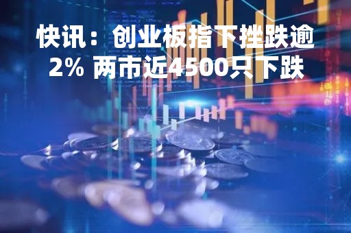 快讯：创业板指下挫跌逾2% 两市近4500只下跌个股