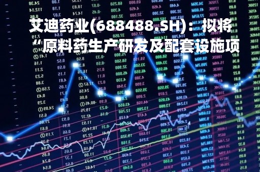 艾迪药业(688488.SH)：拟将“原料药生产研发及配套设施项目”结项 并将节余募资永久补充流动资金