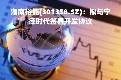 湖南裕能(301358.SZ)：拟与宁德时代签署开发协议