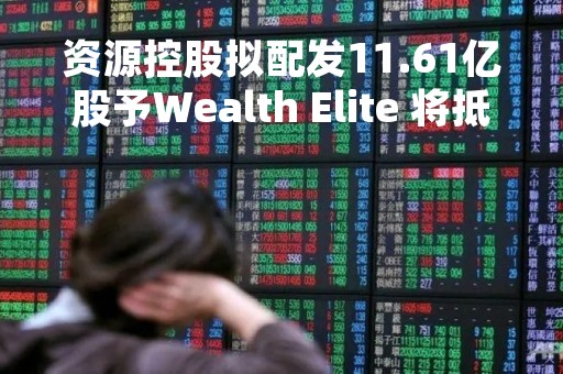 资源控股拟配发11.61亿股予Wealth Elite 将抵消1.16亿港元债务