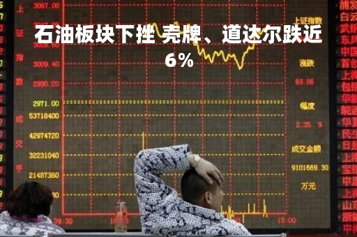 石油板块下挫 壳牌、道达尔跌近6%