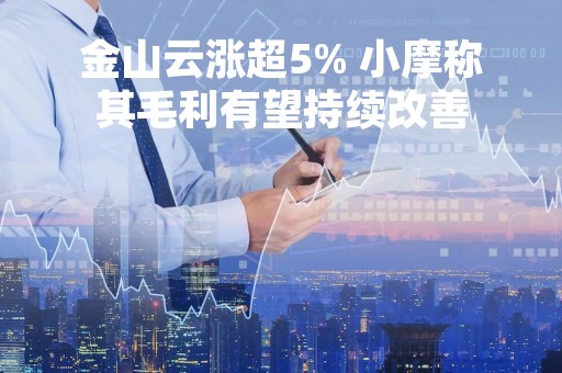 金山云涨超5% 小摩称其毛利有望持续改善