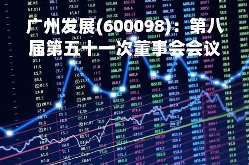 广州发展(600098)：第八届第五十一次董事会会议决议，审议《关于通过投资汕尾电厂二期5、6号机组（2×1000MW）扩建工程项目的决议》等议案