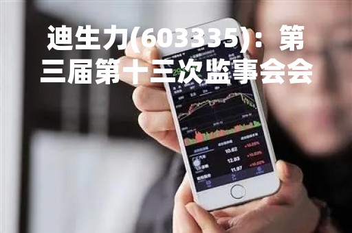 迪生力(603335)：第三届第十三次监事会会议决议，审议关于2022年度监事会工作报告的议案等议案