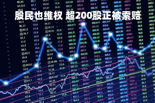 股民也维权 超200股正被索赔