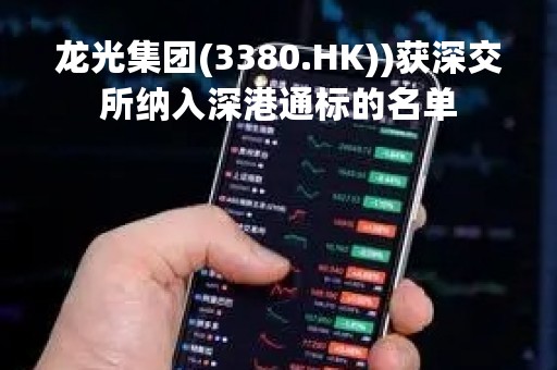 龙光集团(3380.HK))获深交所纳入深港通标的名单