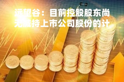 远望谷：目前控股股东尚无减持上市公司股份的计划