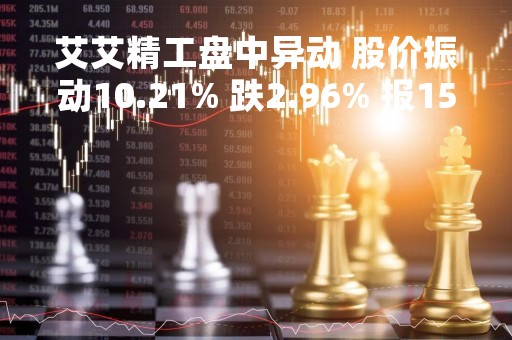 艾艾精工盘中异动 股价振动10.21% 跌2.96% 报15.4元