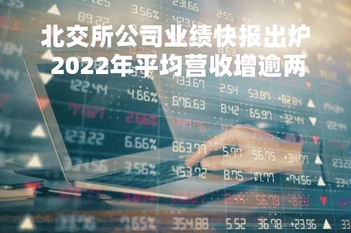 北交所公司业绩快报出炉 2022年平均营收增逾两成