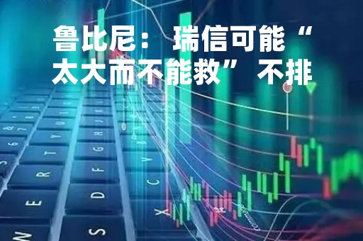 鲁比尼： 瑞信可能“太大而不能救” 不排除倒闭风险