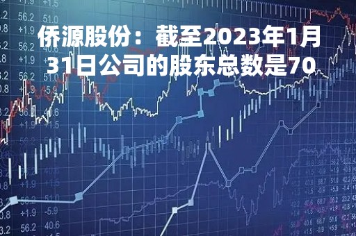 侨源股份：截至2023年1月 31日公司的股东总数是7096