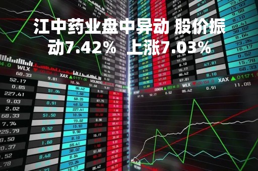 江中药业盘中异动 股价振动7.42%  上涨7.03%