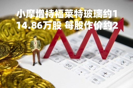 小摩增持福莱特玻璃约114.86万股 每股作价约20.29港元