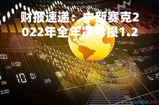 财报速递：中新赛克2022年全年净亏损1.22亿元，总体财务状况一般