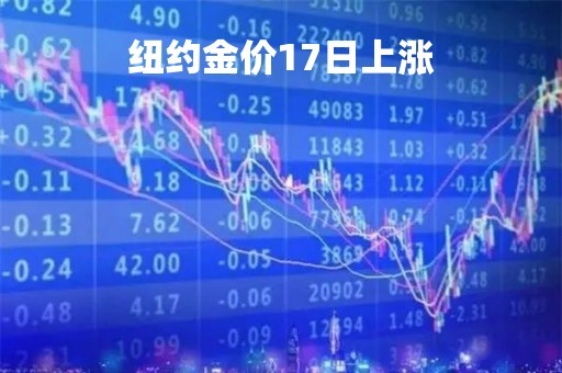 纽约金价17日上涨