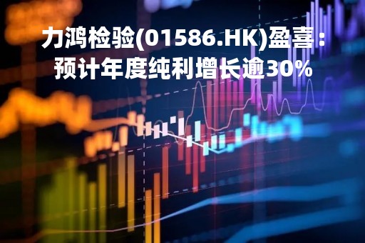 力鸿检验(01586.HK)盈喜：预计年度纯利增长逾30%