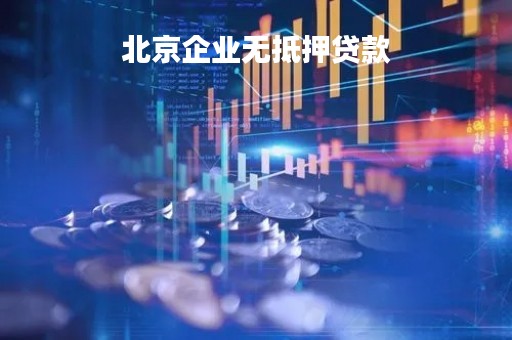 北京企业无抵押贷款