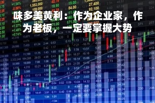 味多美黄利：作为企业家，作为老板，一定要掌握大势