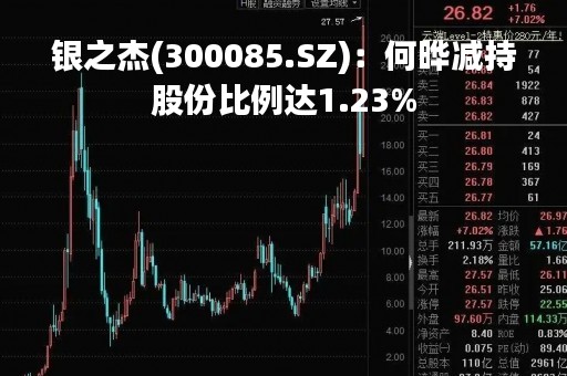 银之杰(300085.SZ)：何晔减持股份比例达1.23%