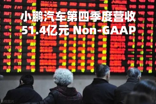 小鹏汽车第四季度营收51.4亿元 Non-GAAP净亏损为22.1亿元