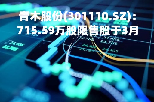 青木股份(301110.SZ)：715.59万股限售股于3月21日解禁