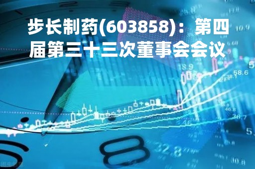 步长制药(603858)：第四届第三十三次董事会会议决议，审议《关于拟对外投资设立子公司的议案》等议案