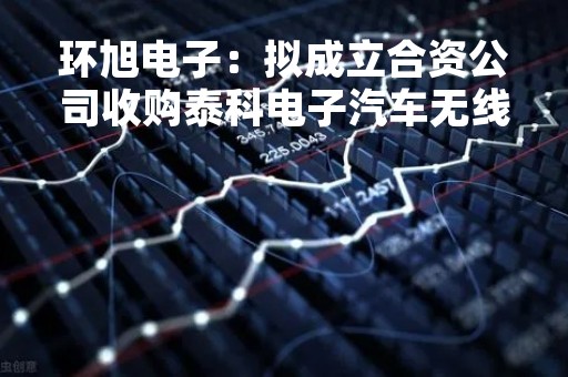 环旭电子：拟成立合资公司收购泰科电子汽车无线业务