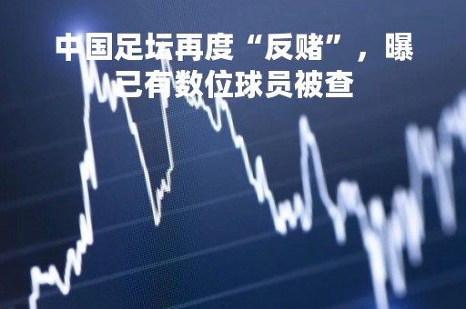 中国足坛再度“反赌”，曝已有数位球员被查