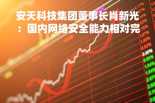 安天科技集团董事长肖新光：国内网络安全能力相对完备，但投入严重不足