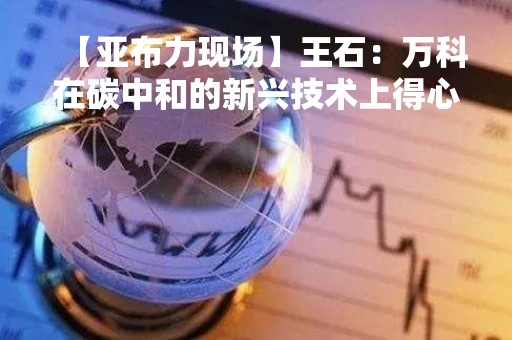 【亚布力现场】王石：万科在碳中和的新兴技术上得心应手