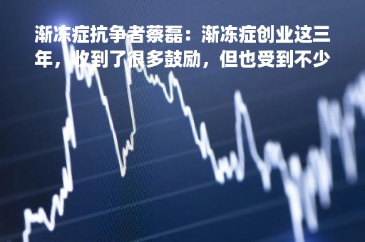 渐冻症抗争者蔡磊：渐冻症创业这三年，收到了很多鼓励，但也受到不少质疑