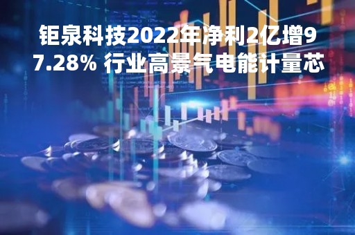 钜泉科技2022年净利2亿增97.28% 行业高景气电能计量芯片贡献过半营收