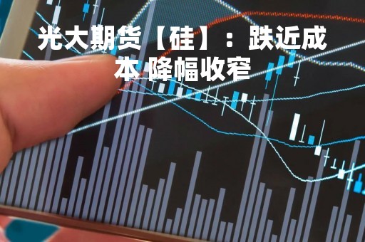 光大期货【硅】：跌近成本 降幅收窄