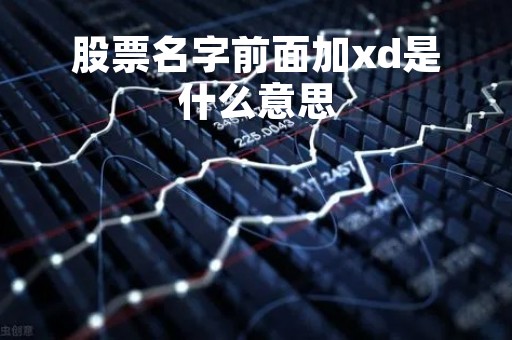 股票名字前面加xd是什么意思