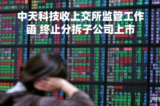 中天科技收上交所监管工作函 终止分拆子公司上市
