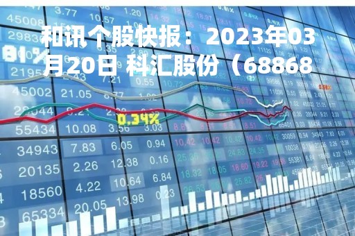 和讯个股快报：2023年03月20日 科汇股份（688681），该股K线呈现“好友反攻”形态